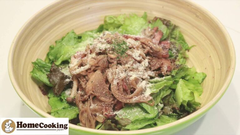 きのこバターサラダ バルサミコソースのレシピ動画