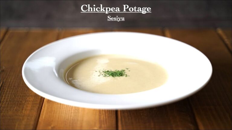 How to make a Chickpea potage//ひよこ豆のポタージュの作り方