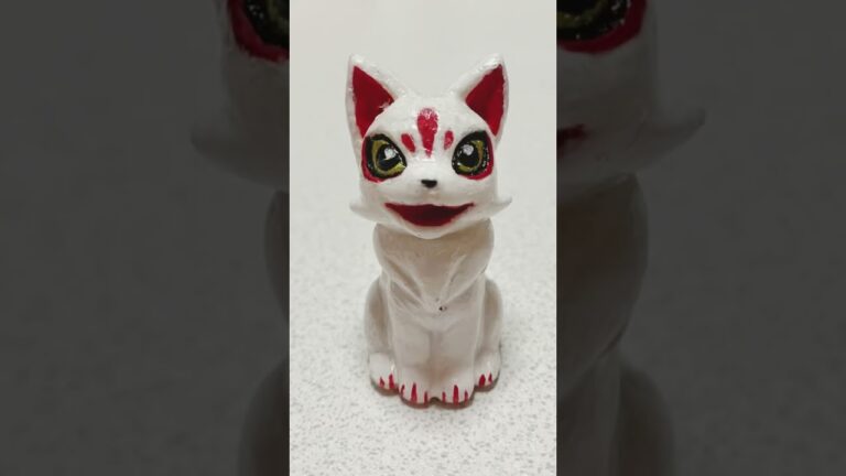 樹脂粘土の狐ちゃん