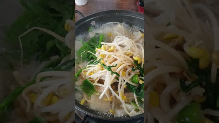 韓国タラのポルタン（タラの鍋料理）#shorts #韓国食べ物#魚鍋