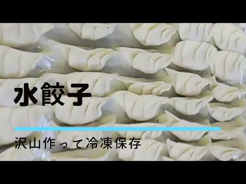 プリプリ海老の水餃子。冷凍しとけば超便利
