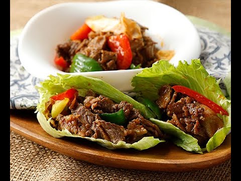 【本格】タイ風 牛肉炒めのレタス包み｜業務スーパーミラクルレシピ