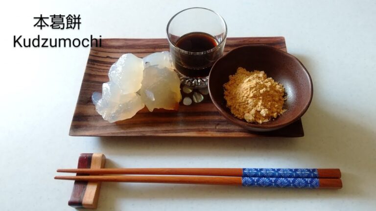 〖初心者でも出来た！〗高級和菓子/吉野本葛で作る葛餅#くず餅#japanesefood #和菓子