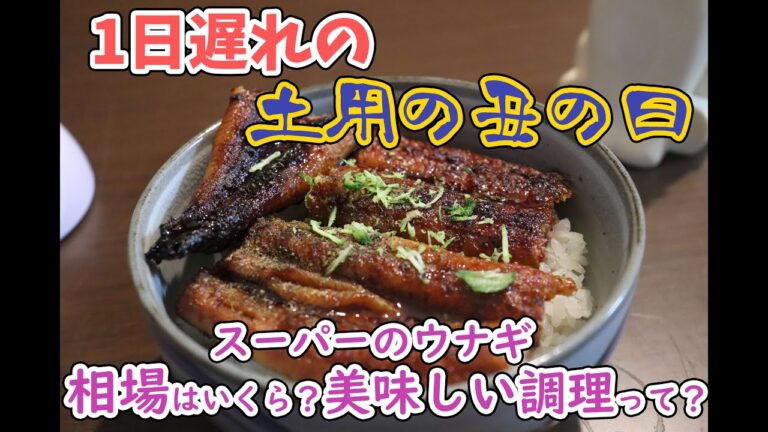 【土用の丑の日】スーパーのウナギの蒲焼きを美味しく調理！！廃棄されてしまうウナギたちもいます…。【うな重】