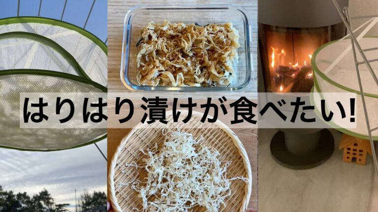 スイスではりはり漬けを作ってみた!　#Shorts #切り干し大根レシピ #ピリ辛はりはり漬け