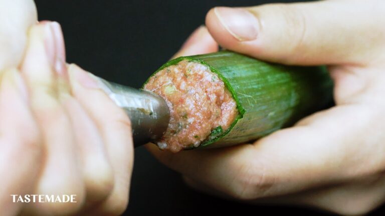 斬新すぎる！！！ねぎの肉詰め #shorts