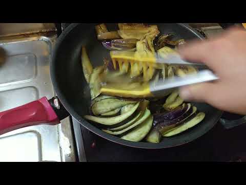 茄子の焼き🍴ミョウガ🍀生姜🍀大葉🍀ポン酢🍴