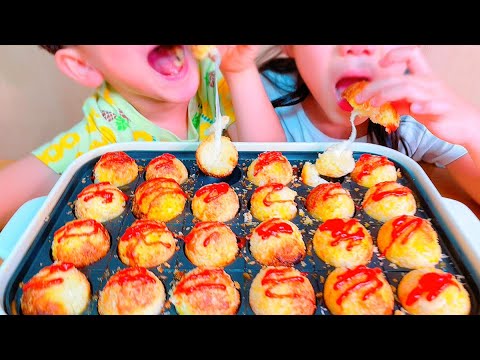 【揚げない】チーズハットグで、3児の子供の楽しすぎるおうち時間【簡単レシピ】