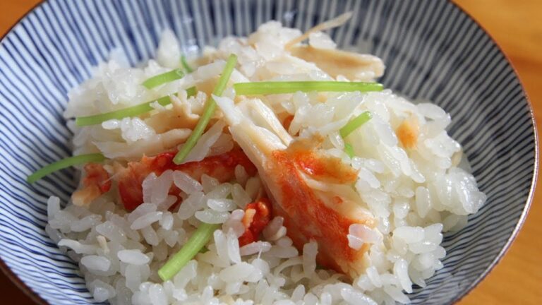 あけぼのかに100周年　和食動画 第６弾「三つ葉と蟹のご飯」