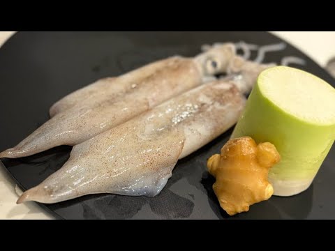 冬の味覚 大根とイカの煮物 【ASMR】