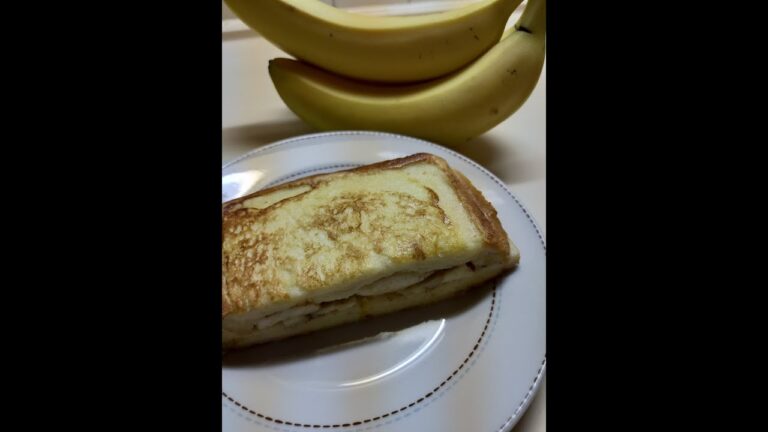 ホットサンドメーカーで作る【フレンチトースト】～ふわふわボリューム感～