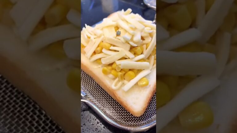 【チーズコーンのホットサンド】#料理 #レシピ #shorts #割烹着ママ