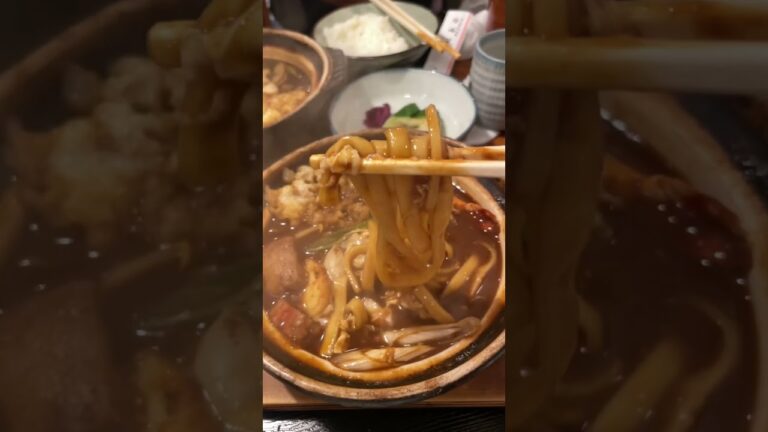 夏休みの最後に大須食べ歩き❗️【味噌にこみ たから】夏休みはまだ終わらない #大須 #大須グルメ #味噌煮込みうどん #shorts