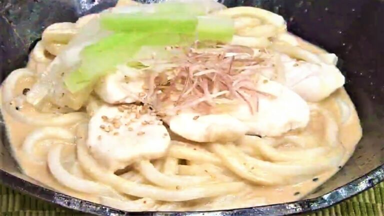 鶏胸と冬瓜のゴマダレうどん