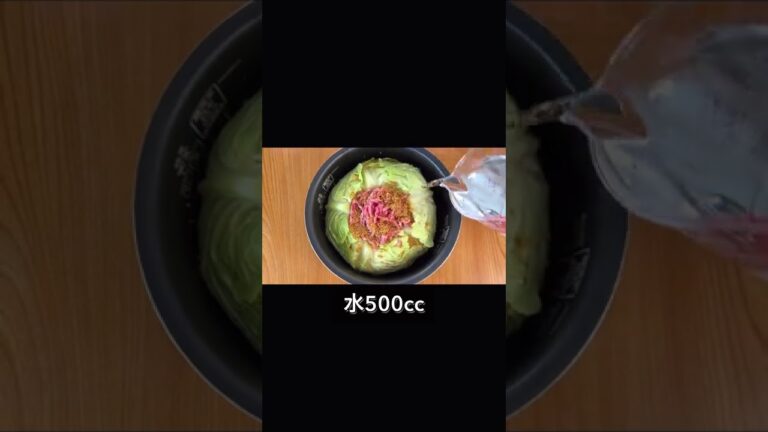 炊飯器でつくる！丸ごとロールキャベツ爆弾