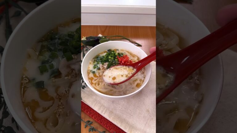 やる気1%でとんこつ風うどん