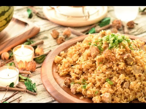 【ワンパン料理】フライパンと生米・残ったお肉で簡単チャーハン🍳【時短料理】~ Fried Rice with Leftover Meat【料理レシピはParty Kitchen🎉】