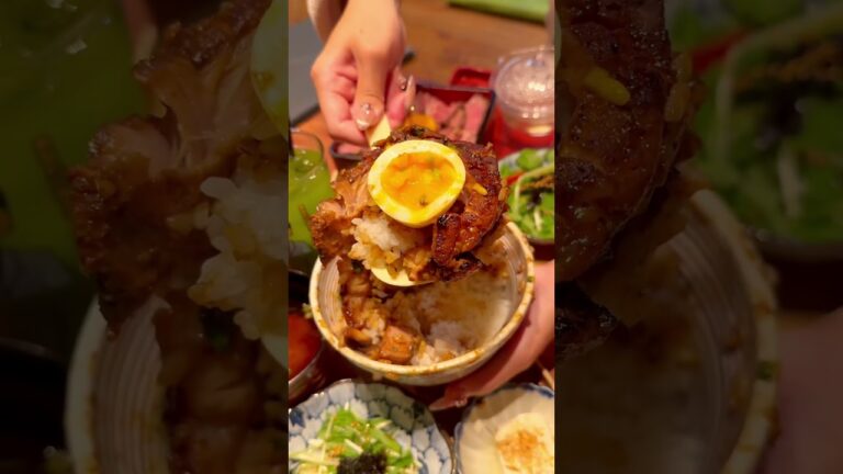 巨大角煮丼と肉まぶし重、みんなはどっち！？【あなたに会えてよかった】