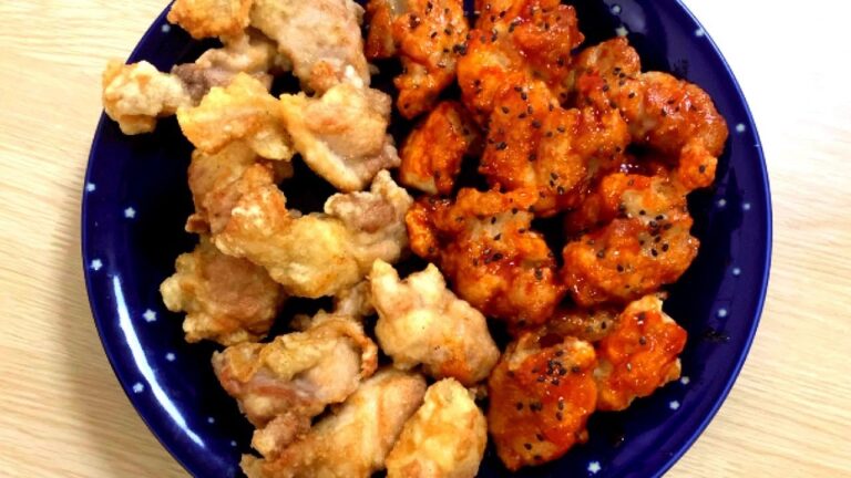 20代共働き夫婦の食事Vlog/簡単韓国風ヤンニョムチキンとフライドチキン【鶏肉料理】