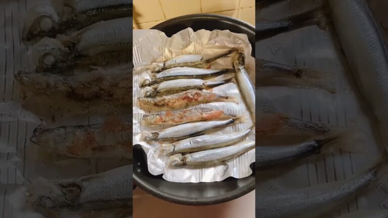 晩ごはんの準備です。シシャモを焼く料理動画ですね。 #shorts