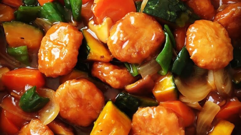 チキンナゲットで酢鶏