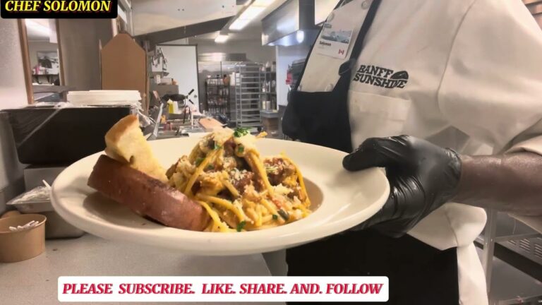 Butter chicken  Alfredo Linguine