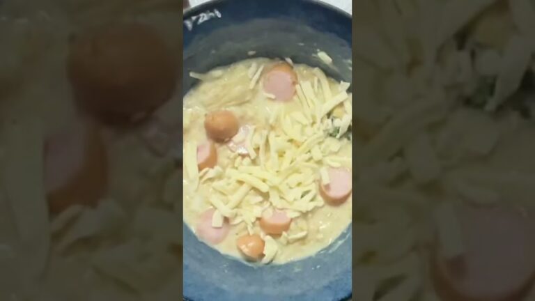 【オートミールでカルボナーラ風】レンジで簡単洗い物は1つのみ #shorts