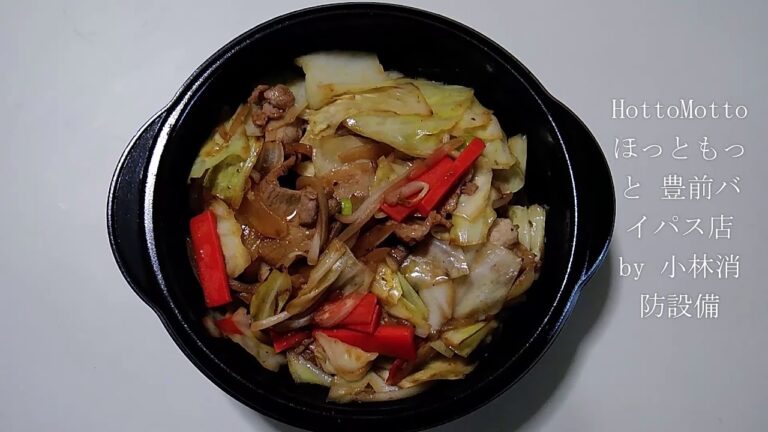 お弁当：HottoMotto ほっともっと 豊前バイパス店⑬ ～小林消防設備　福岡県豊前市　全類消防設備士　第二種電気工事士　経営学修士～