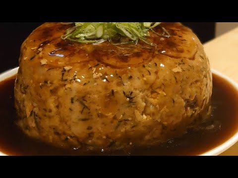 【進撃の巨大つくね】炊飯器で簡単！豆腐3丁でヘルシーなつくねを作ってみました。#Ricecookerrecipes #japanesefood #awesome