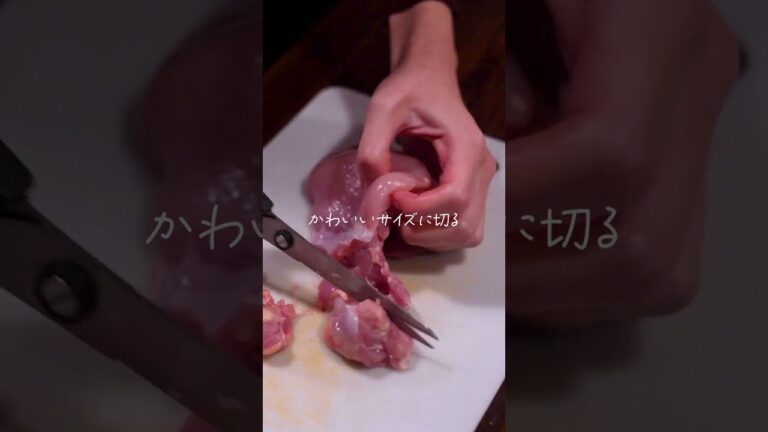 鶏むね肉のユッケ風