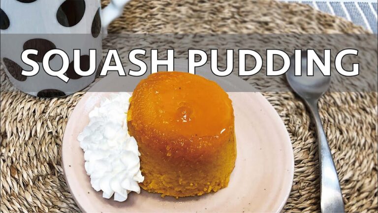 【vlog】クリームなし材料４つ！かぼちゃプリンの作り方🎃No cream, how to make Rich Pumpkin Pudding!(Squash Pudding)