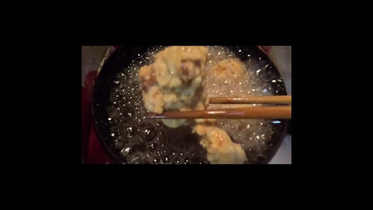 【鶏肉】チューリップ（手羽元）からあげを大量に揚げる平日の動画🎥