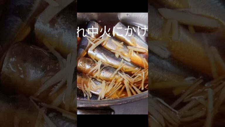 基本の煮魚　鰯の煮付け　レシピは説明欄へ…。　　