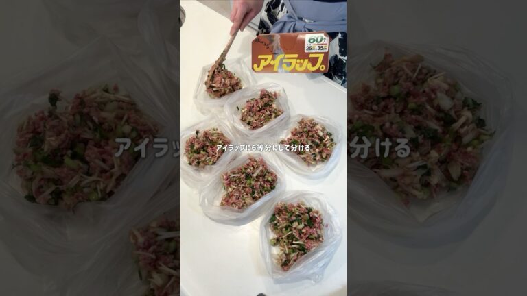 ただのひき肉を、超万能にする裏技。これなら飽きない、下味冷凍。#冷凍ストック#作り置き #ひき肉レシピ#節約レシピ #冷凍保存#簡単料理