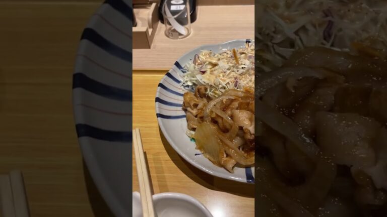 やよい軒生姜焼き定食