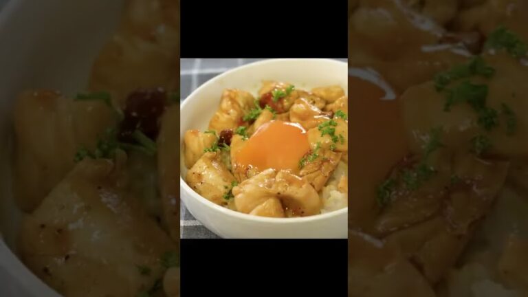 Chicken Breast Rice Bowl | ささみ 丼のレシピ #shorts