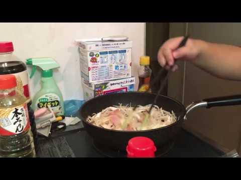 雑料理 エリンギとキャベツ炒め