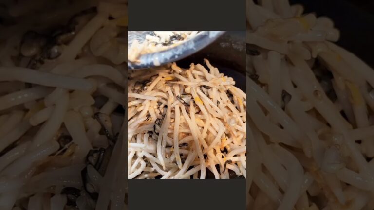 カリカリもやし焼き！ #もやし #おうちごはん #料理動画