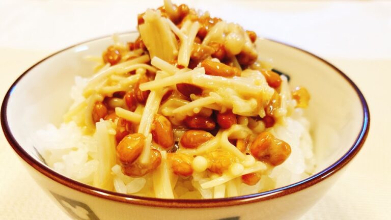 レンジで作る！えのきレシピ！旨味がやみつき♪無限えのきと納豆、おかずでもおつまみでもいけます、悪魔的な旨さ【時短料理研究♪あいこチャンネル】