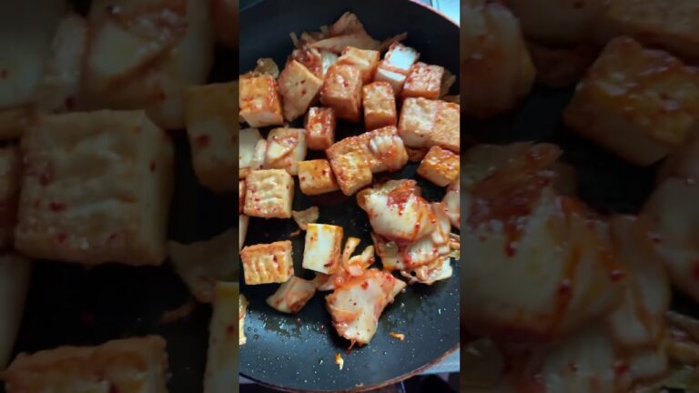 厚揚げキムチ炒め