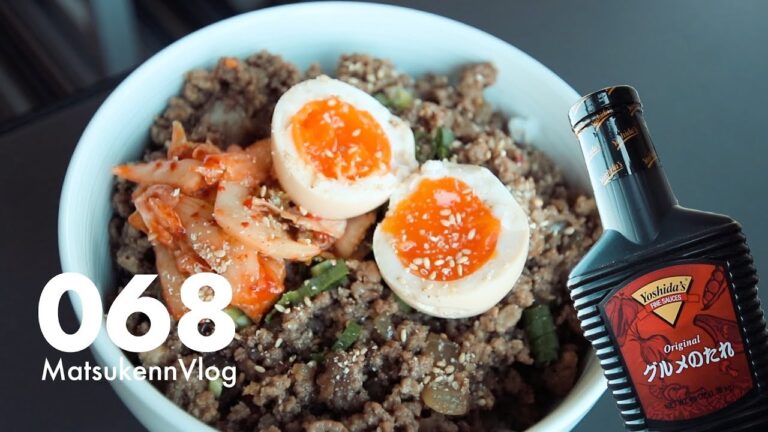 【コストコ】人気定番商品ヨシダソース グルメのたれ購入レポート｜簡単そぼろ丼の作り方【VLOG#068】