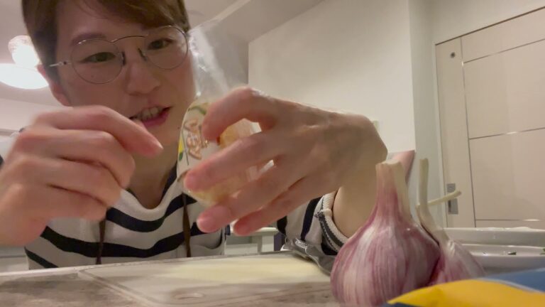 #7 【美味】酒盗ペペロンチーノ🍝🐟🍶酔鯨酒造さんで作ってる酒盗を使ったパスタ！