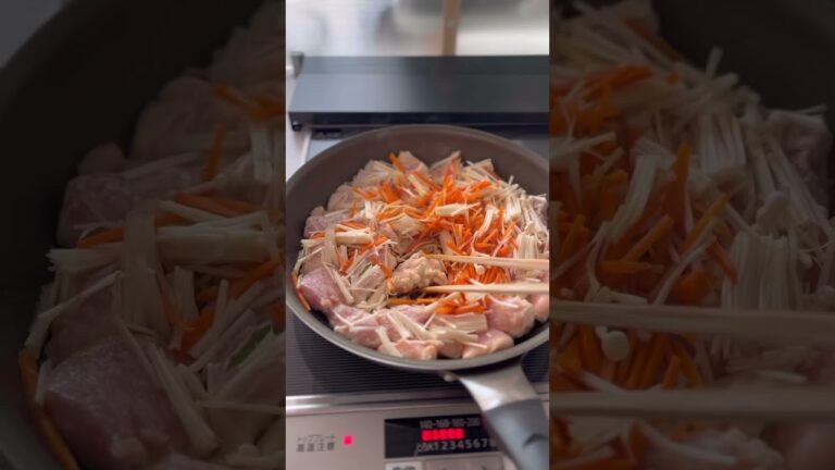 【鶏むね肉メインの節約晩ご飯】レシピはコメント欄に #晩ごはん #youtubeshorts #節約ごはん #節約レシピ #晩ごはんレシピ #簡単ごはん #簡単レシピ #夫ごはん #旦那ごはん