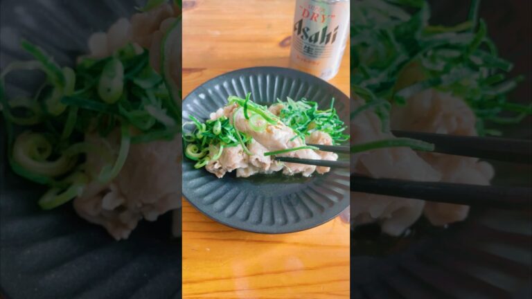 肉巻き岩下の新生姜　#料理 #簡単レシピ #cooking #肉料理 ##shorts