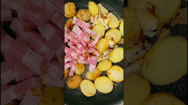 お店の味、再現レシピ❣️【ジャーマンポテト】じゃがいもは皮付きのまま茹でて使います。粒マスタードを入れてね💓 #お料理動画 #簡単レシピ #じゃがいもレシピ