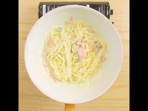 さっぱり爽やか！ サーモンとレモンのクリームパスタ ｜ moguna[モグナ]