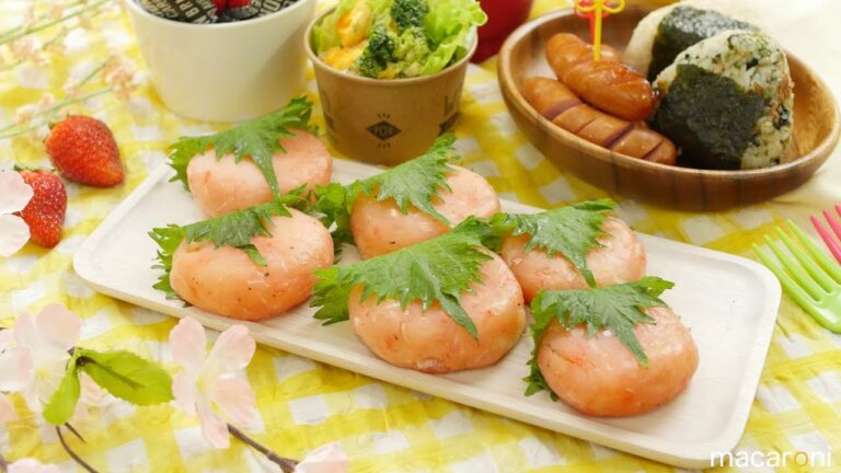 桜えびがふんわり香る！レンジで簡単「桃色いももち」のレシピ・作り方