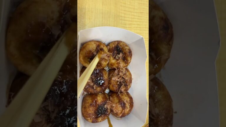 【食動画#799】セブンイレブンのたこ焼きを食す