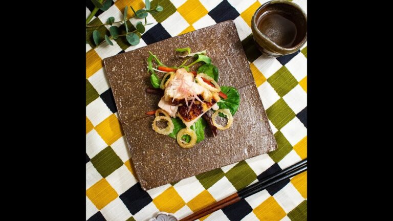 生野菜と一緒に！ 鶏肉のフルーツ香味焼きサラダ ｜和食のレシピ集