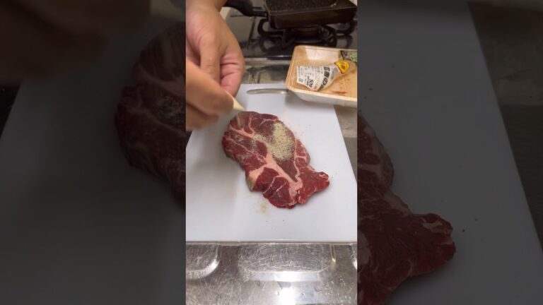 半額だった肉をサイコロステーキにしてみた#shorts